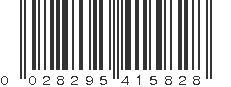 UPC 028295415828