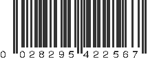 UPC 028295422567