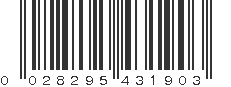 UPC 028295431903