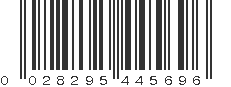 UPC 028295445696