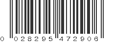 UPC 028295472906