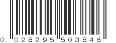 UPC 028295503846