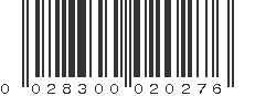 UPC 028300020276