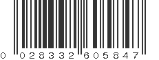 UPC 028332605847