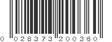 UPC 028373200360