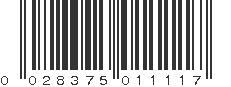 UPC 028375011117