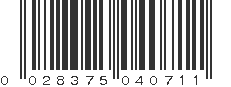 UPC 028375040711