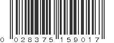 UPC 028375159017