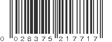 UPC 028375217717