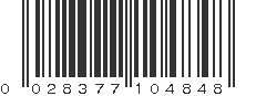 UPC 028377104848