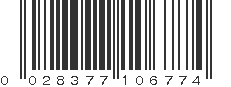 UPC 028377106774