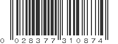 UPC 028377310874