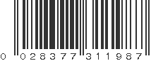 UPC 028377311987