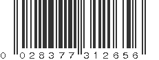 UPC 028377312656