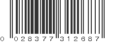 UPC 028377312687