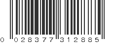 UPC 028377312885