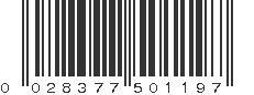 UPC 028377501197