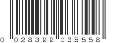 UPC 028399038558