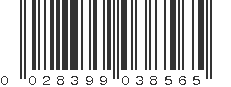 UPC 028399038565