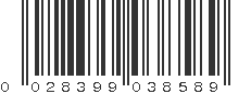 UPC 028399038589