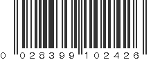 UPC 028399102426