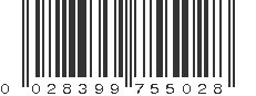 UPC 028399755028