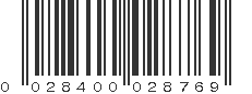 UPC 028400028769