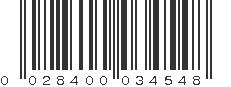 UPC 028400034548