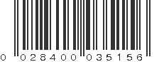 UPC 028400035156