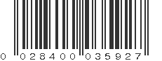 UPC 028400035927