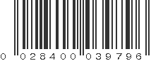 UPC 028400039796