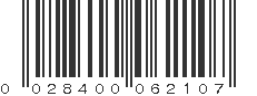 UPC 028400062107