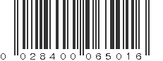 UPC 028400065016