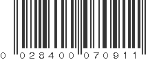 UPC 028400070911