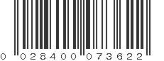 UPC 028400073622