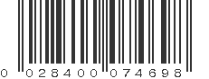 UPC 028400074698