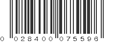 UPC 028400075596