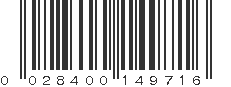 UPC 028400149716