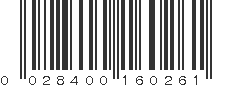 UPC 028400160261