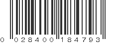 UPC 028400184793