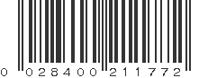 UPC 028400211772