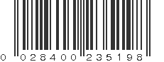 UPC 028400235198