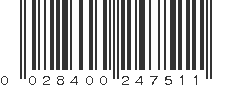 UPC 028400247511