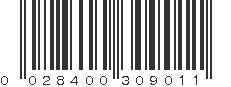 UPC 028400309011