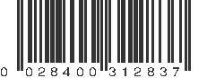 UPC 028400312837