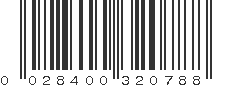 UPC 028400320788