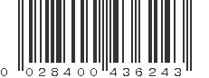 UPC 028400436243