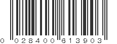 UPC 028400613903