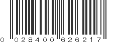 UPC 028400626217