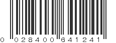 UPC 028400641241